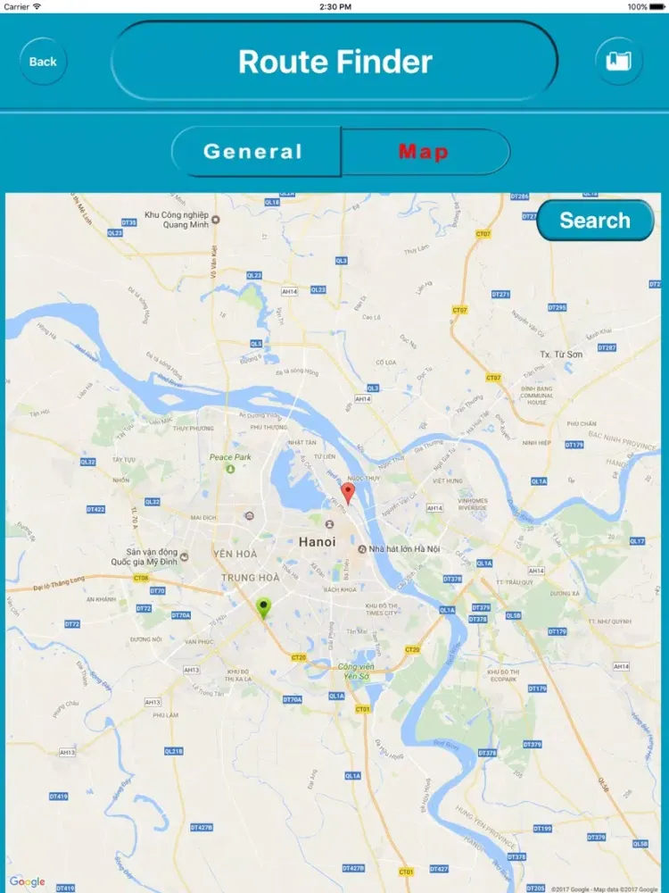Capturas de pantalla de Hanoi Vietnam Offline City Maps Navigation iPad 