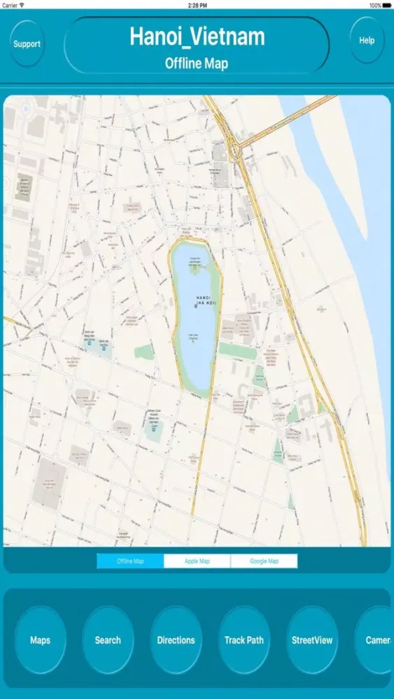 Capturas de pantalla de Hanoi Vietnam Offline City Maps Navigation