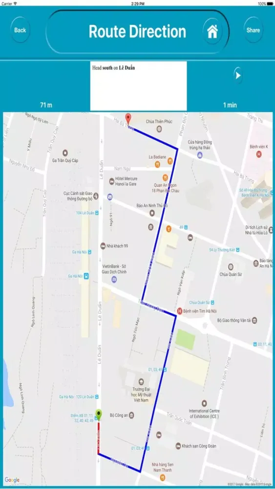 Capturas de pantalla de Hanoi Vietnam Offline City Maps Navigation