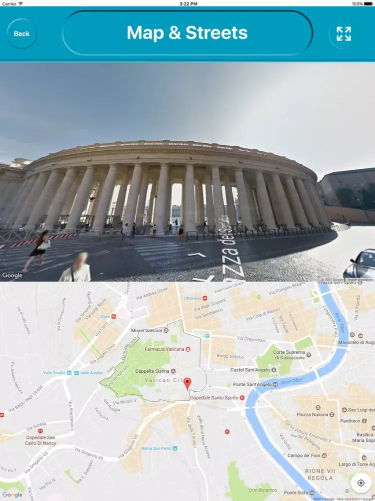 ภาพหน้าจอของ Vatican City - Offline City Maps Navigation iPad 