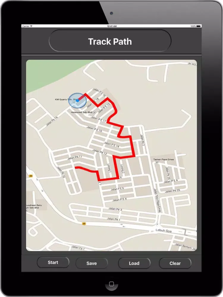 Track-Show Path & Distance iPad  Ekran Görüntüleri