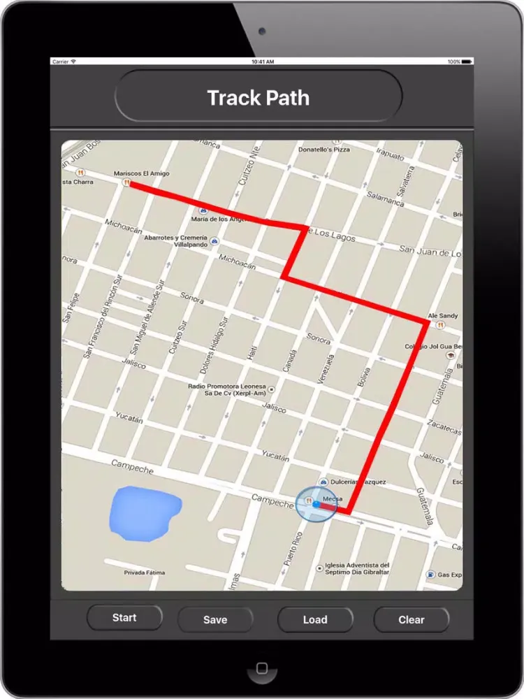 Track-Show Path & Distance iPad  Ekran Görüntüleri