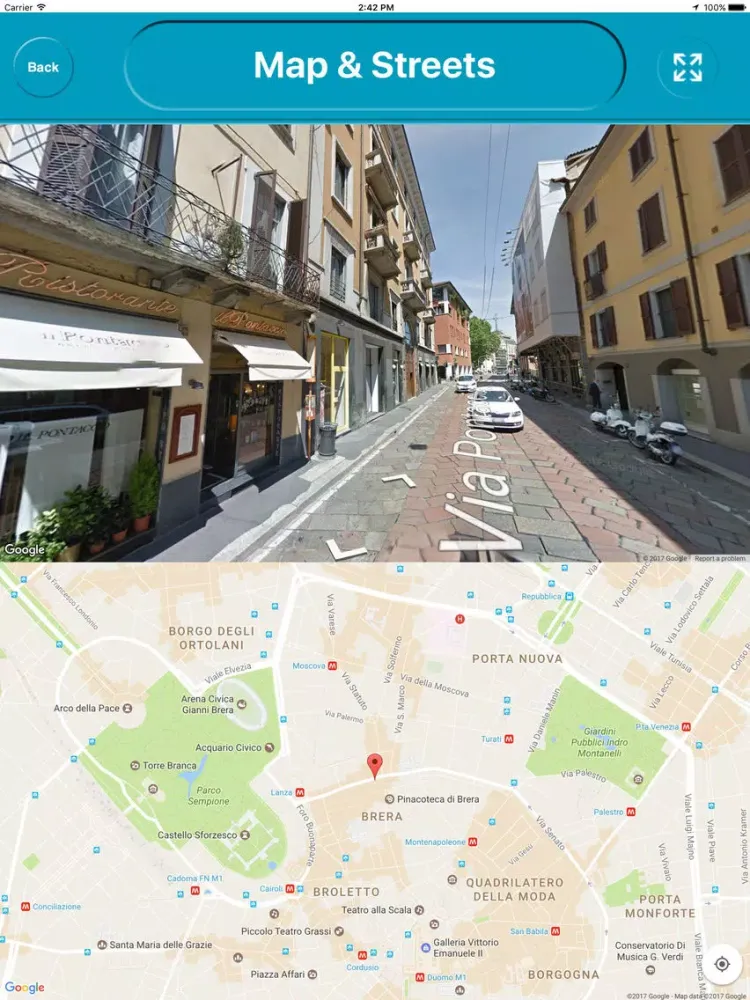 Zrzuty ekranu Milan Italy Offline City Maps Navigation & Transit iPad 