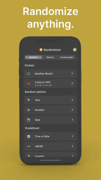 Tangkapan skrin Randomizer & Calculator
