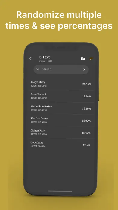 Tangkapan skrin Randomizer & Calculator