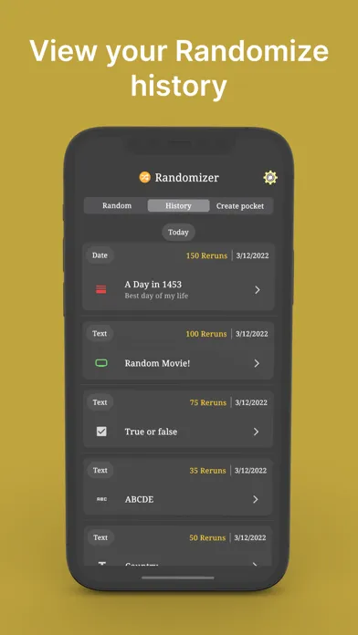 Tangkapan skrin Randomizer & Calculator
