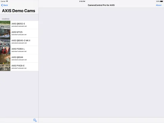 صور CameraControl Pro for AXIS iPad 