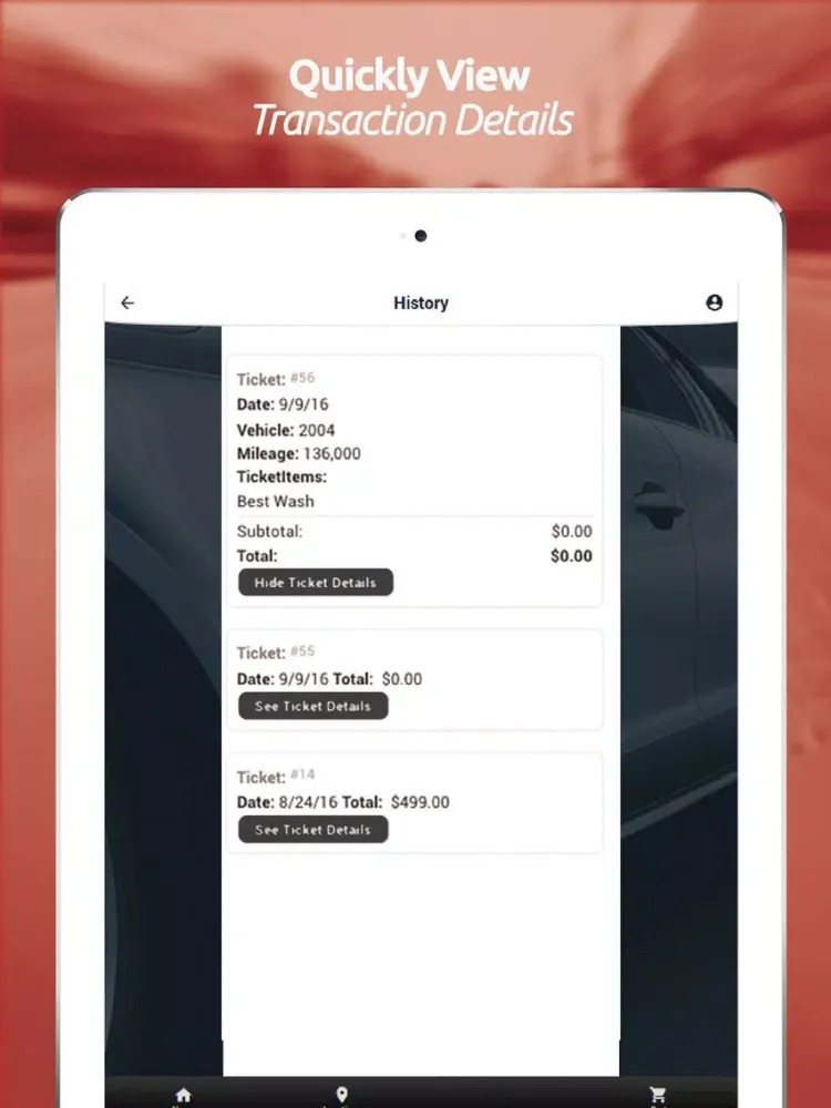 Cityview Carwash & Oil Change iPad  Screenshots
