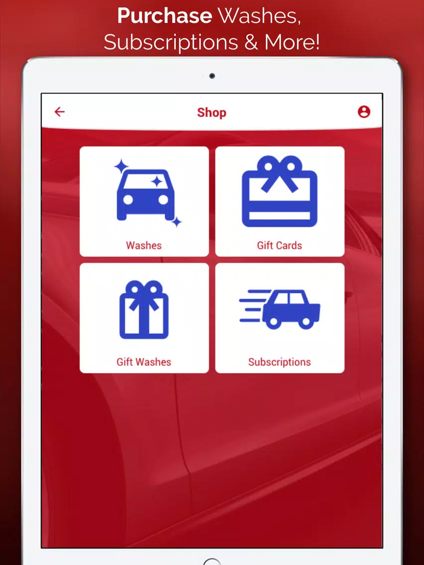 Tangkapan skrin United Auto Wash iPad 