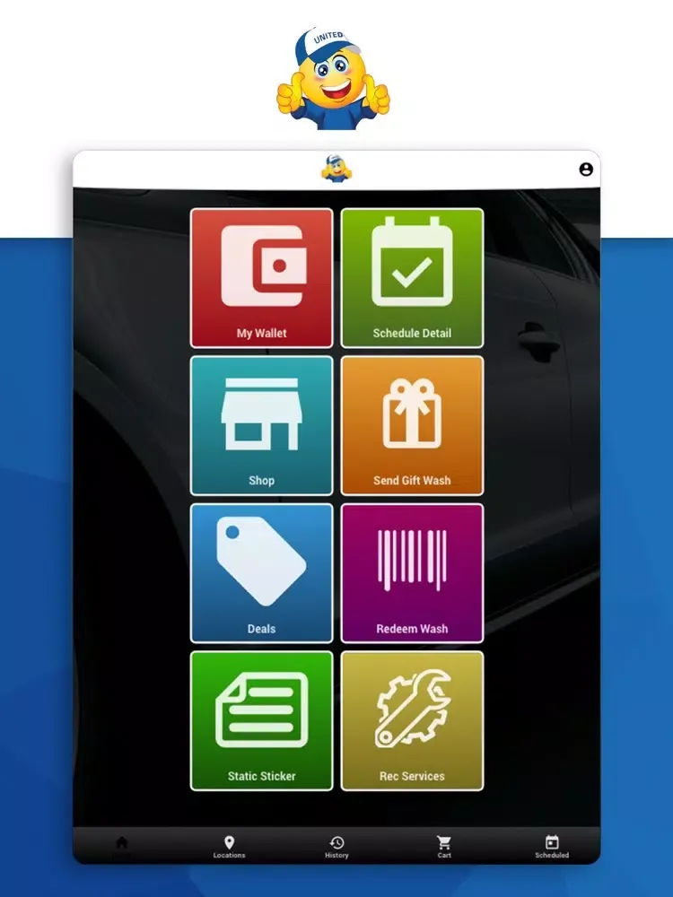United Car Wash iPad  स्क्रीनशॉट