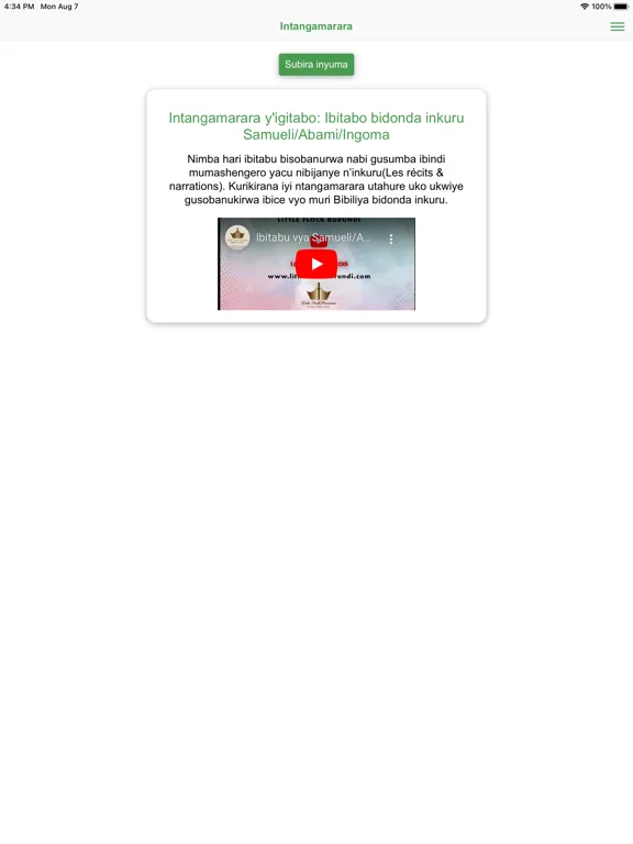 Capturas de pantalla de Green Pastures App iPad 