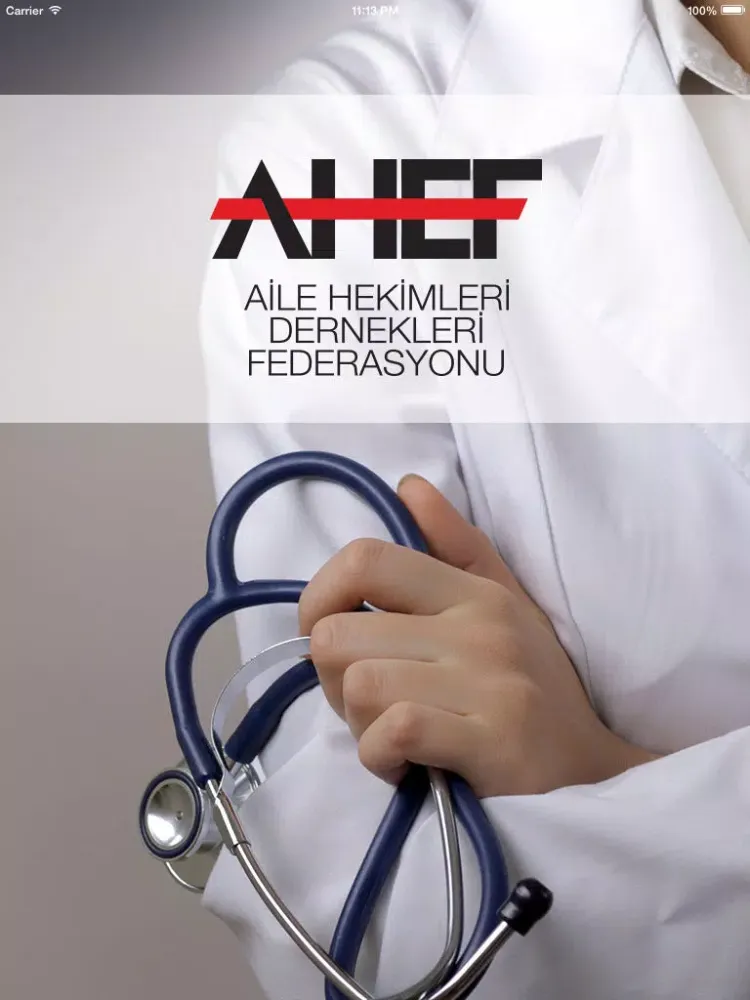AHEF- Aile Hekimleri Dernekleri Federasyonu iPad  スクリーンショット