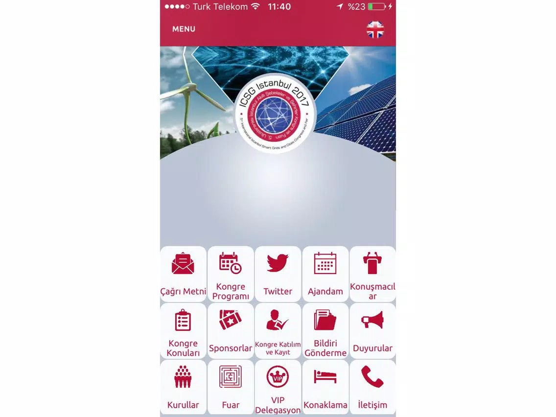 Capturas de pantalla de ICSG İstanbul 2017 iPad 