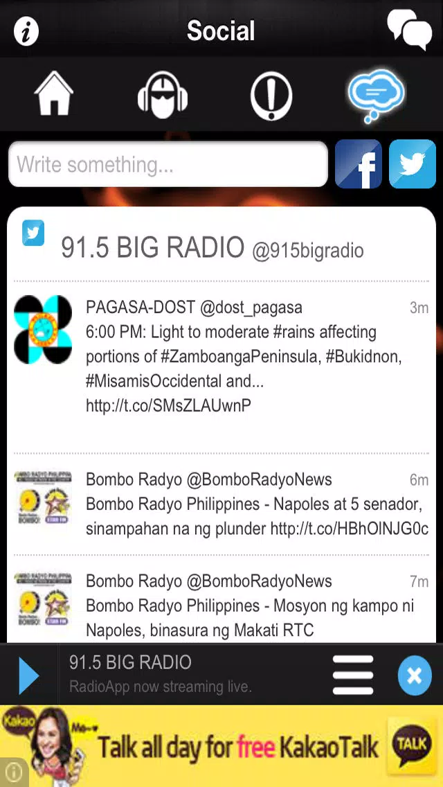 Tangkapan layar Big Radio