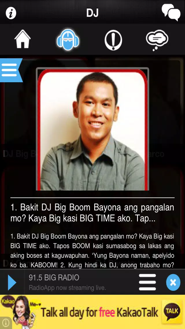 Tangkapan layar Big Radio