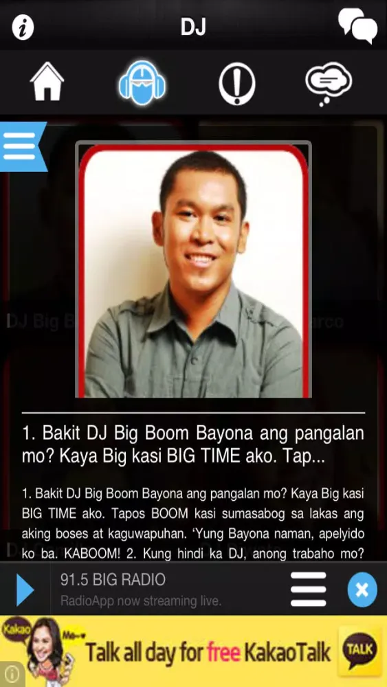 Screenshot di Big Radio