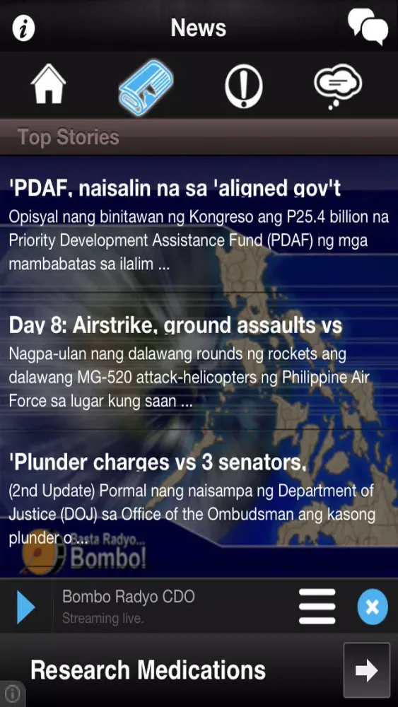 Tangkapan layar Bombo CDO