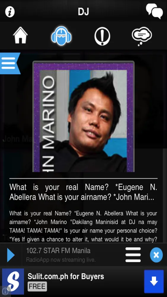 Screenshot di Star FM Manila