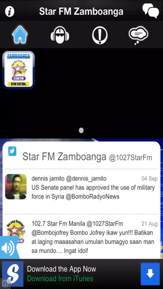 Ảnh chụp màn hình của Star FM Zamboanga
