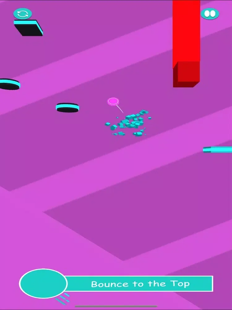 Captures d'écran de Cyan Ball Bounce iPad 