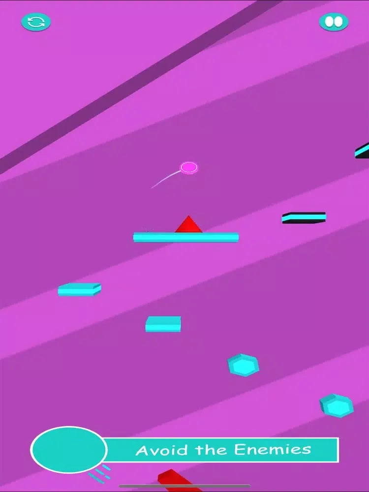 Captures d'écran de Cyan Ball Bounce iPad 