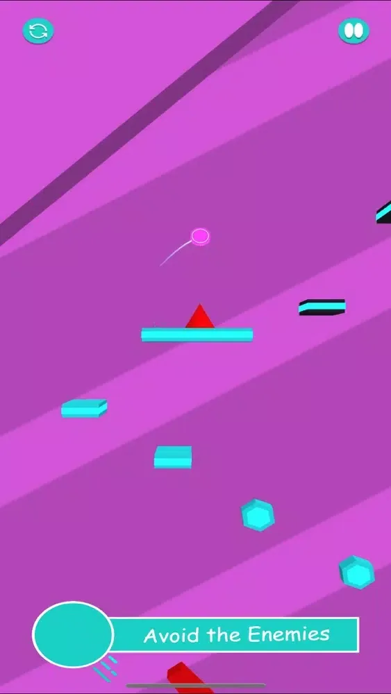 Captures d'écran de Cyan Ball Bounce