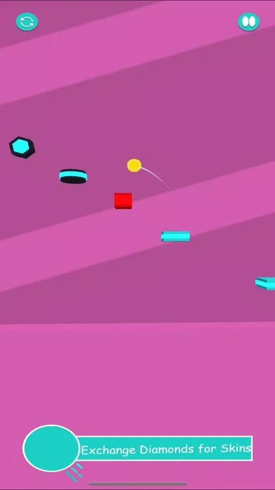 Captures d'écran de Cyan Ball Bounce