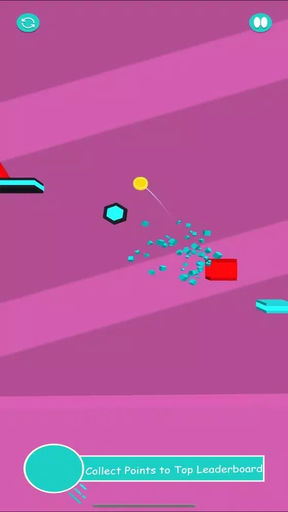 Captures d'écran de Cyan Ball Bounce
