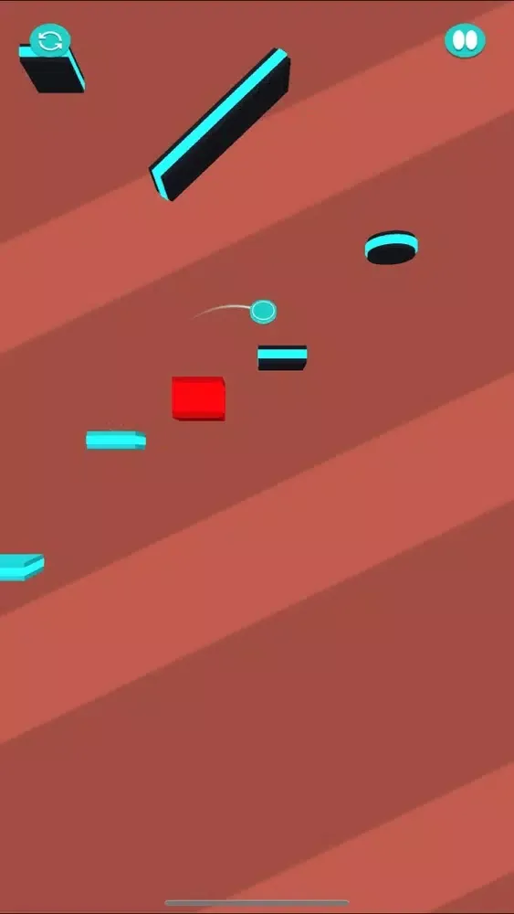Captures d'écran de Cyan Ball Bounce
