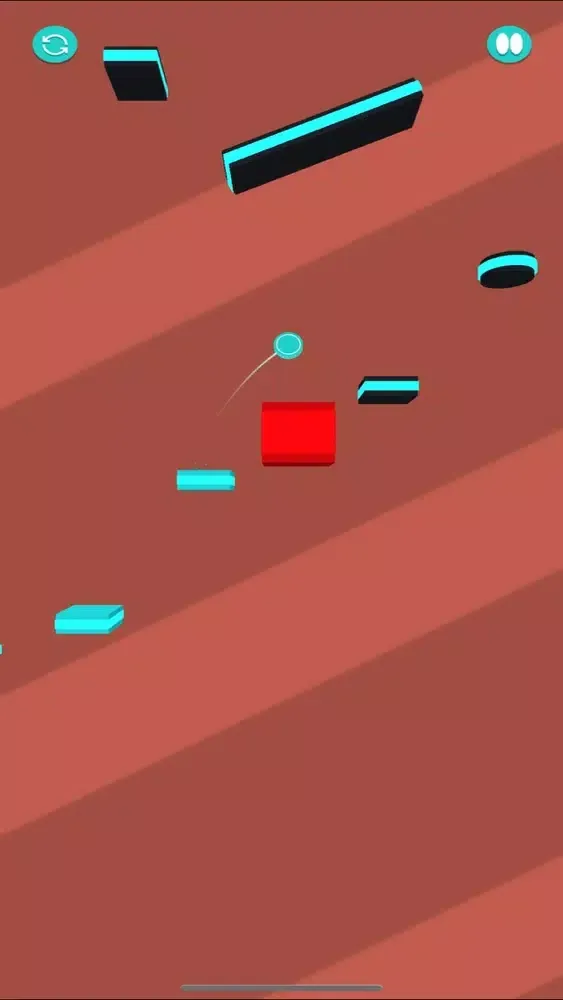 Captures d'écran de Cyan Ball Bounce