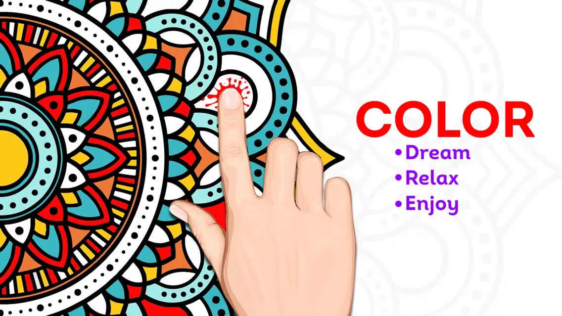 Mandala Color Book Game For Me應用截圖