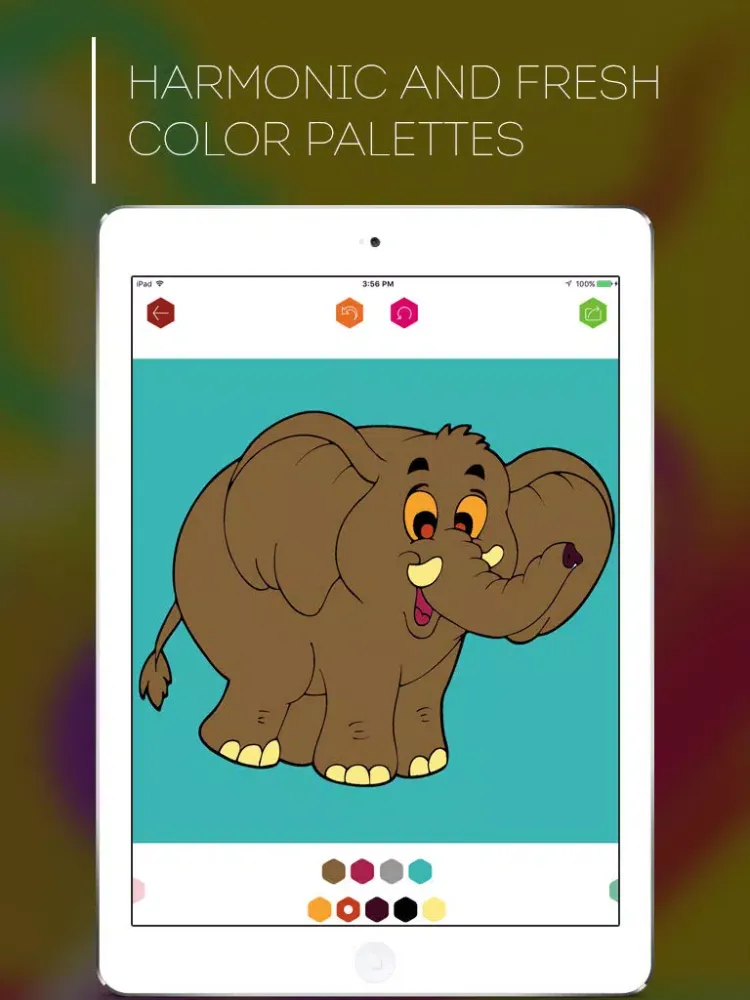 Captures d'écran de The Colorzo : Color Therapy Pages & Stress Relief Coloring Book for Kids iPad 