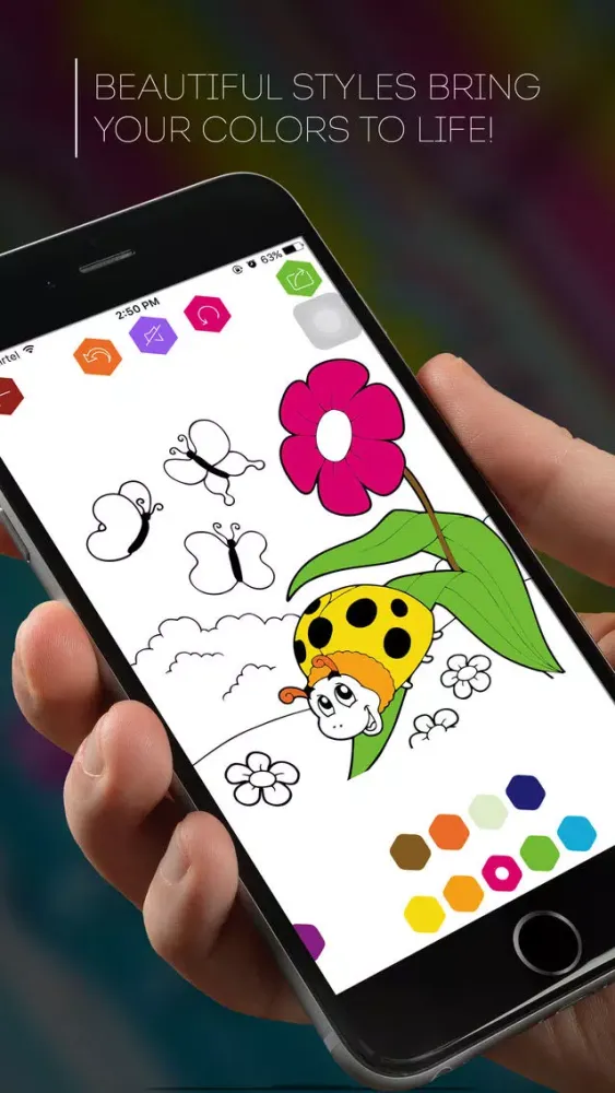 Captures d'écran de The Colorzo : Color Therapy Pages & Stress Relief Coloring Book for Kids