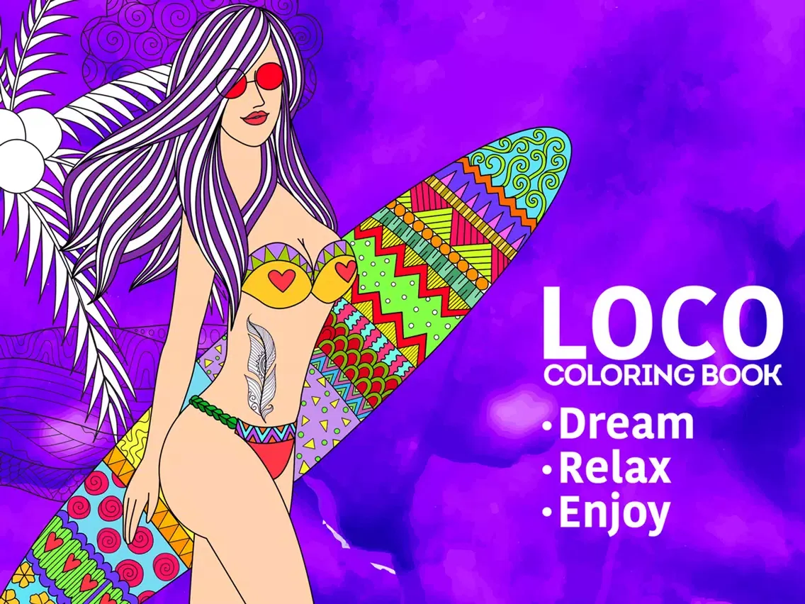 ภาพหน้าจอของ Loco – Color Paint, Art Book iPad 