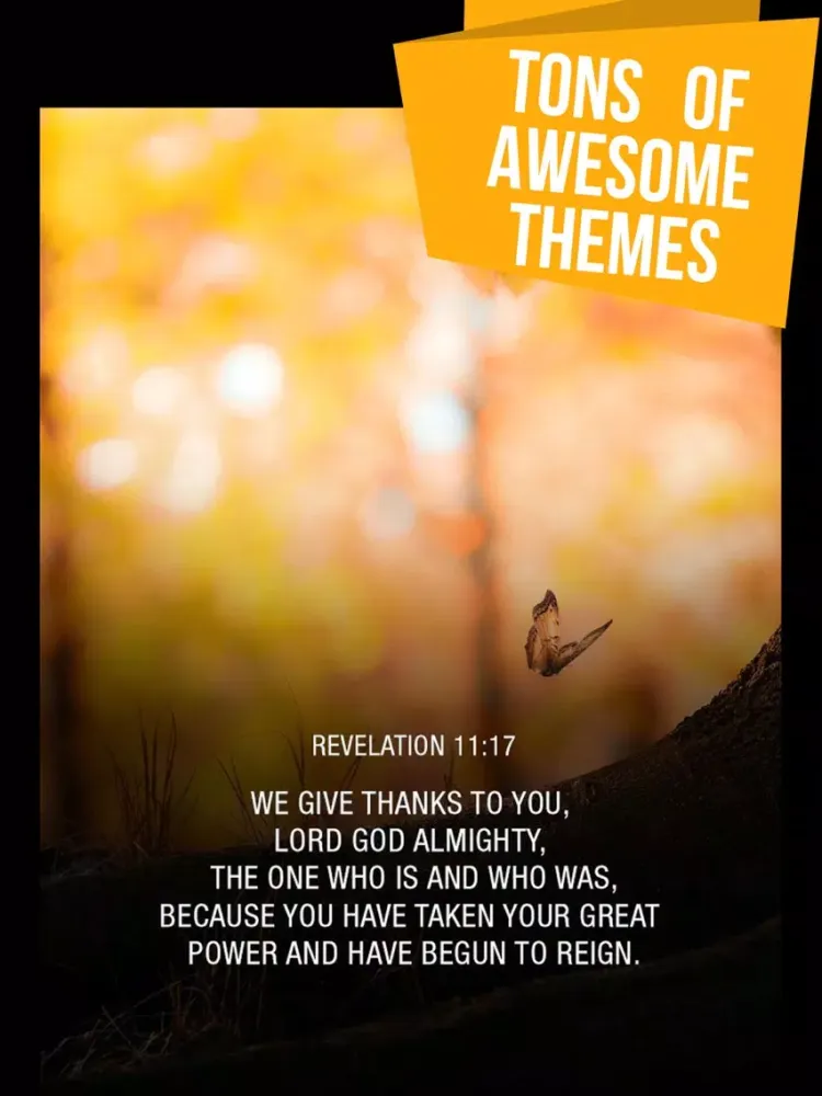 Screenshot di Thank.s giving Bible Verses iPad 