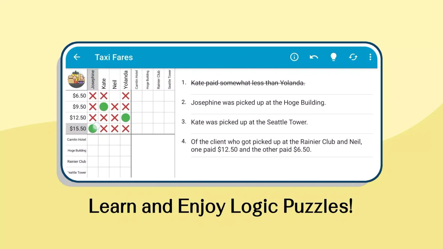 Logic Grid Puzzles: Brain Game Screenshots