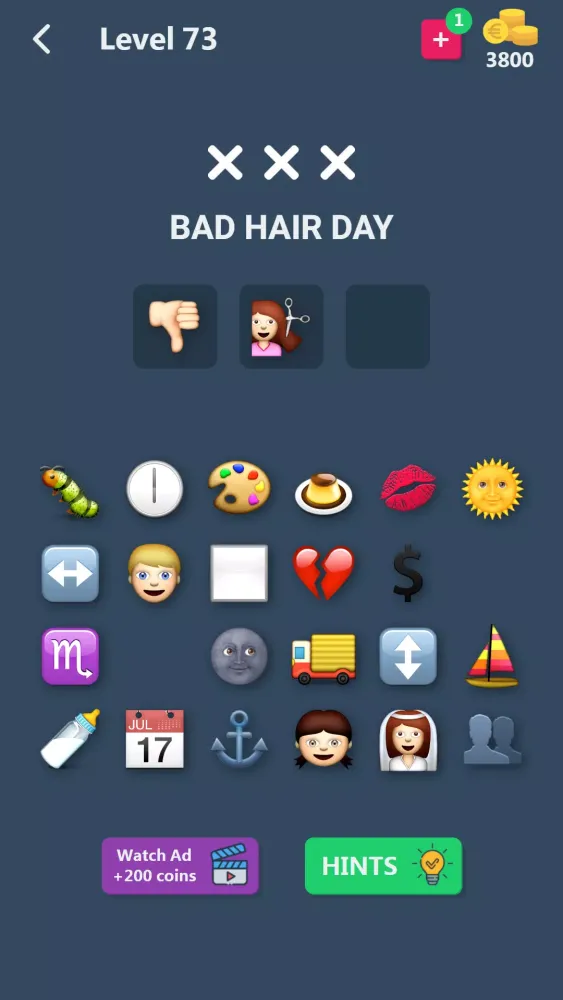 Ảnh chụp màn hình của Emoji Guess Challenge