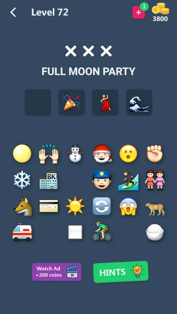 Ảnh chụp màn hình của Emoji Guess Challenge