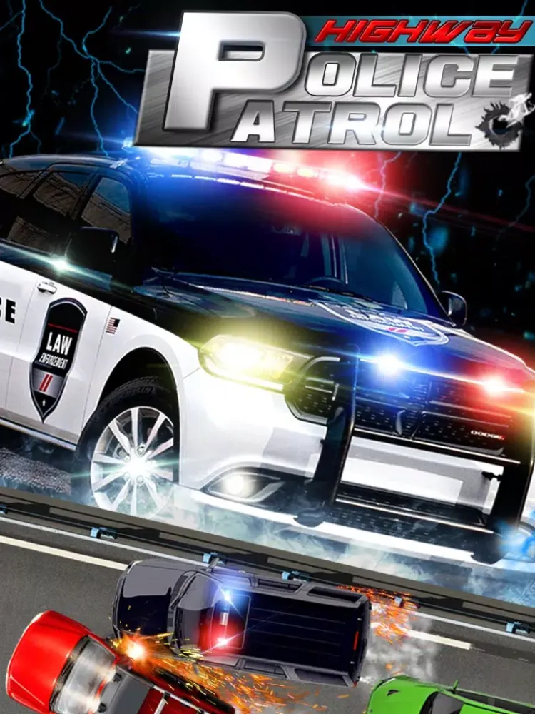 Capturas de tela do 2D Highway Police Patrol Game - Play Free Real Car Emergency Games iPad 