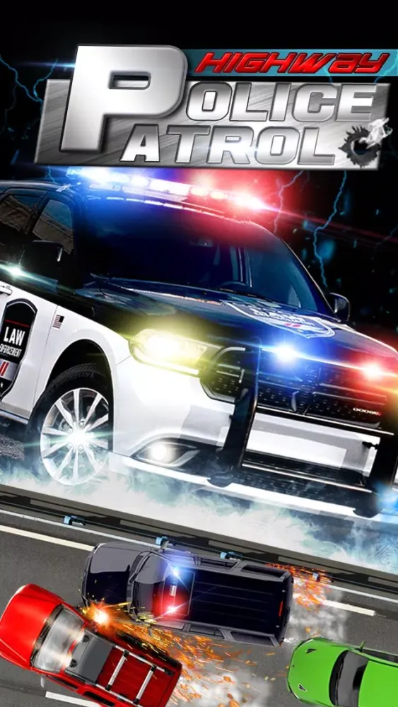 Capturas de tela do 2D Highway Police Patrol Game - Play Free Real Car Emergency Games
