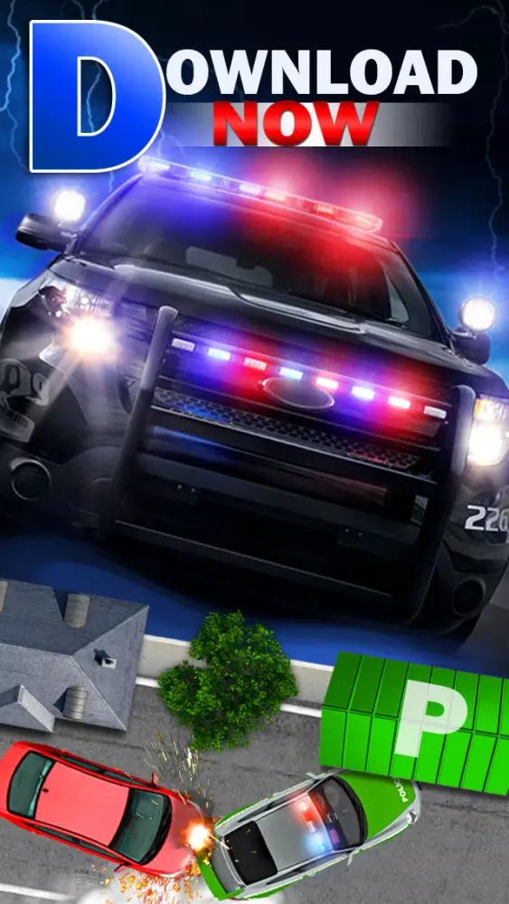 Police Car Parking Simulator Free Game স্ক্রিনশট