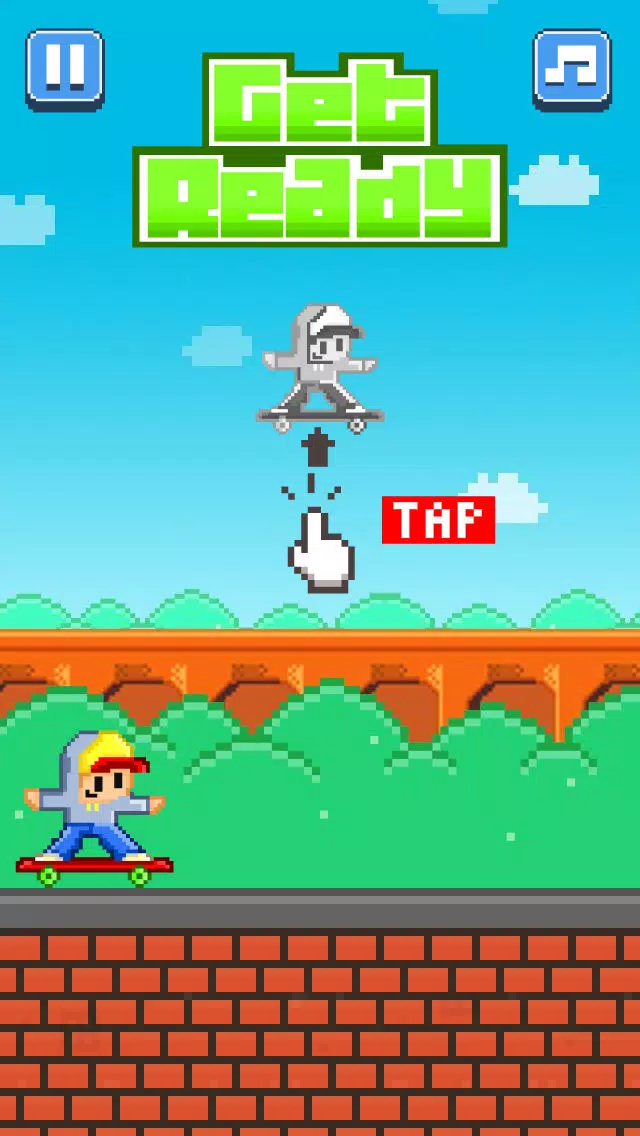 Tiny Skateboarders – Play Free 8-Bit Pixel Games Screenshots