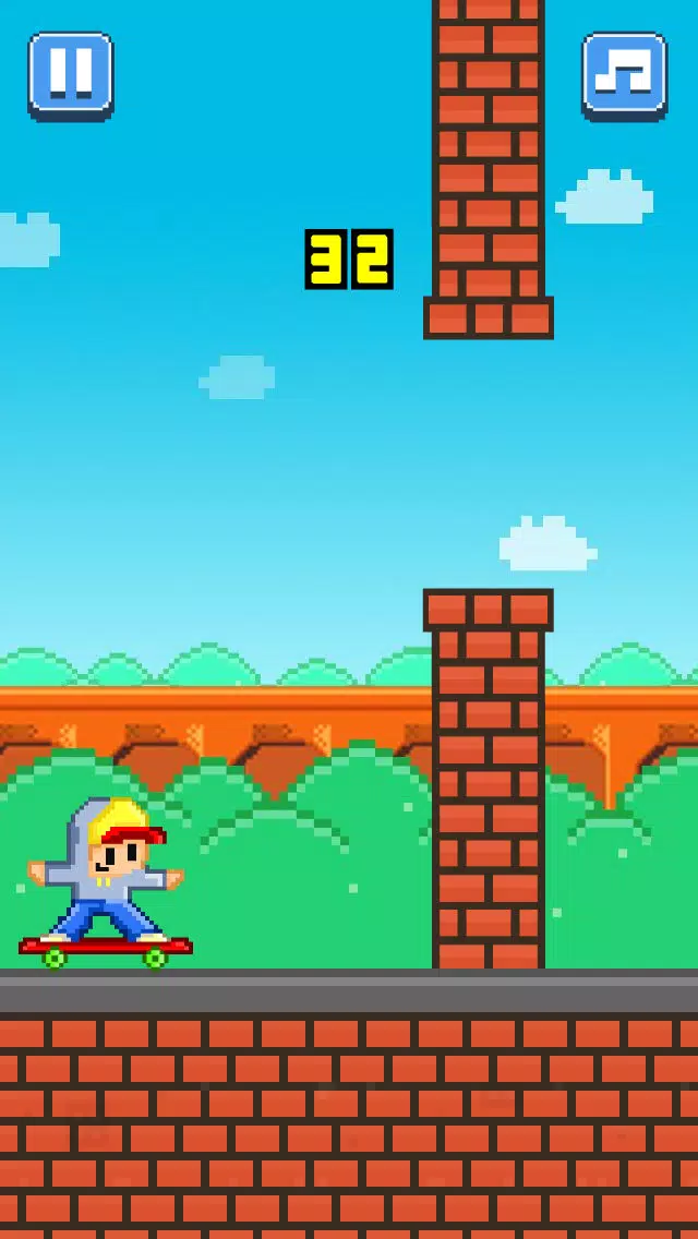Tiny Skateboarders – Play Free 8-Bit Pixel Games Screenshots