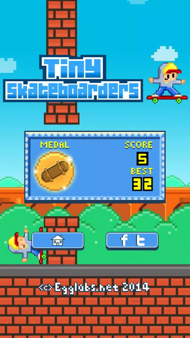 Tiny Skateboarders – Play Free 8-Bit Pixel Games Screenshots