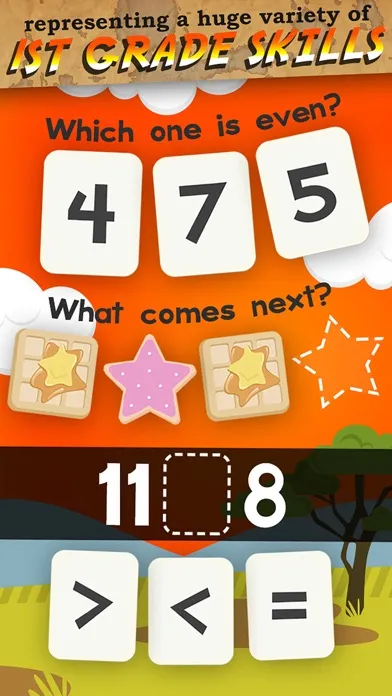 Captures d'écran de Animal Math 1st Grade Math