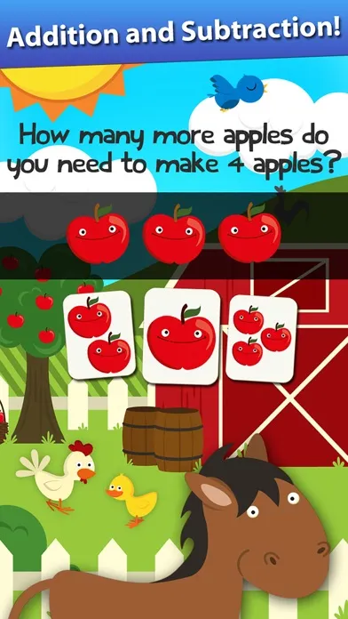 Animal Math Preschool Math Games for Kids Math App Screenshots