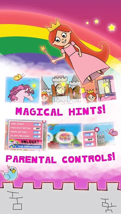 Captures d'écran de Princess Fairy Tale Coloring Wonderland for Kids and Family Preschool Free Edition
