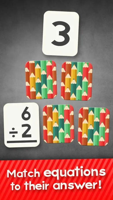 Division Flashcard Match Games for Kids in 2nd, 3rd and 4th Grade Learning Flash Cards Free স্ক্রিনশট