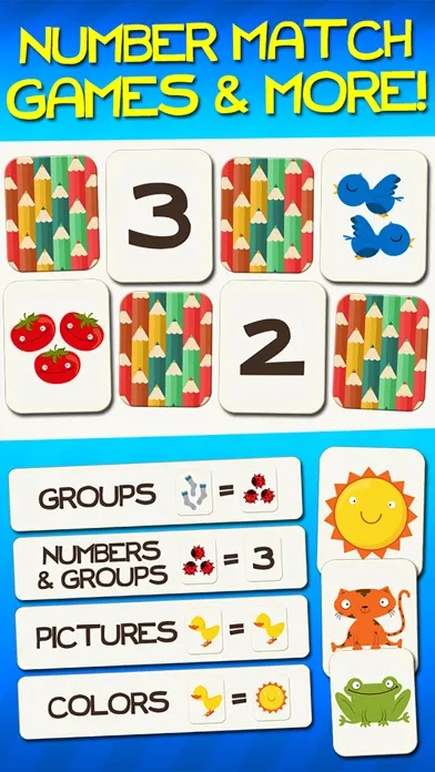 Number Games Match Fun Educational Games for Kids应用截图
