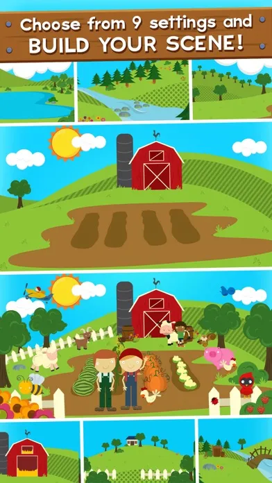 Скриншоты Farm Story Maker Activity Game for Kids and Toddlers Free